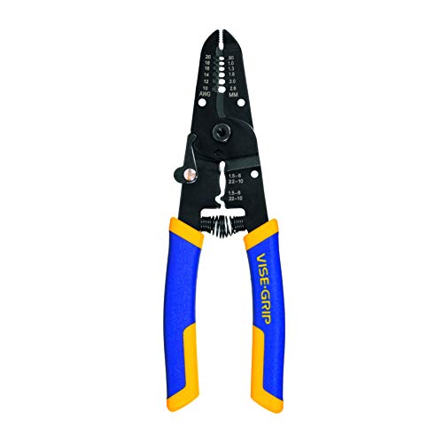 IRWIN VISE-GRIP Wire Stripping Tool / Wire Cutter, 7-Inch 2078317
