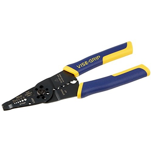 IRWIN VISE-GRIP Wire Stripping Tool / Wire Cutter, 8-Inch 2078309