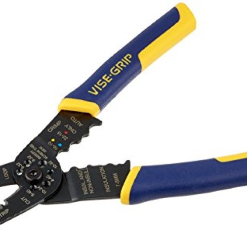 IRWIN VISE-GRIP Wire Stripping Tool / Wire Cutter, 8-Inch 2078309