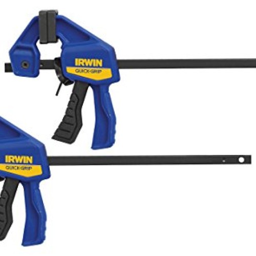 IRWINQUICK-GRIPOne-Handed Micro Bar Clamp 2 Pack, 4-1/4, 1964747