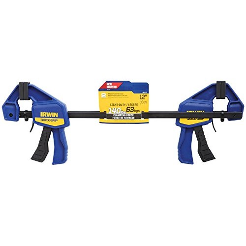 IRWINQUICK-GRIPOne-Handed Mini Bar Clamp 2 Pack, 12, 1964745