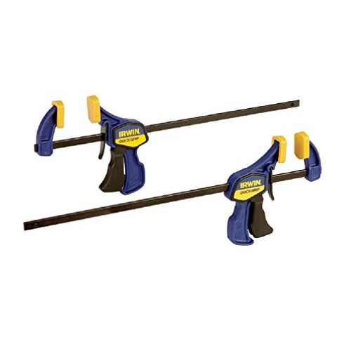 IRWINQUICK-GRIPOne-Handed Mini Bar Clamp 2 Pack, 12, 1964745