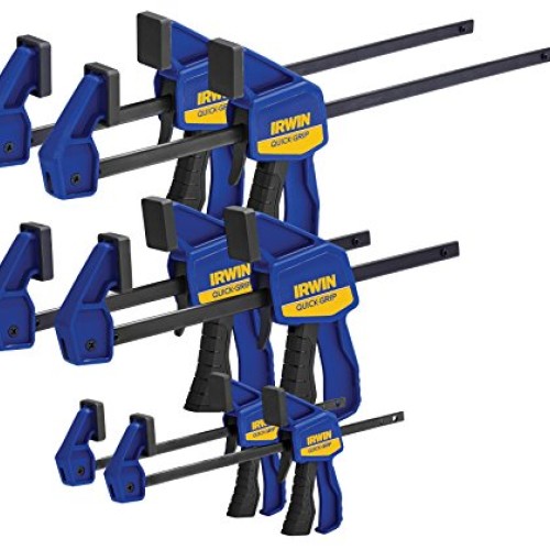 IRWINQUICK-GRIPOne-Handed Mini Bar Clamp 6 Pack, 2 4-1/4, 2 6...