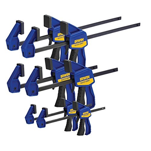 IRWINQUICK-GRIPOne-Handed Mini Bar Clamp 6 Pack, 2 4-1/4, 2 6...