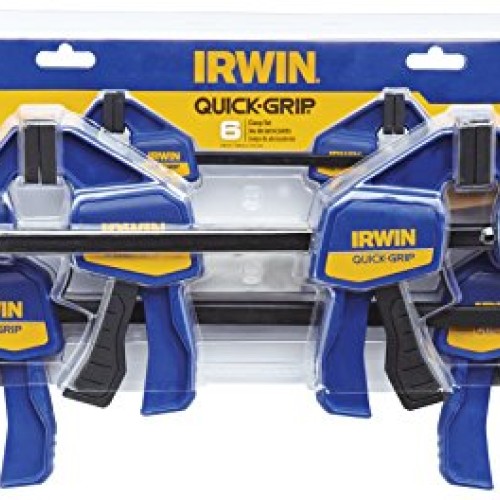 IRWINQUICK-GRIPOne-Handed Mini Bar Clamp 6 Pack, 2 4-1/4, 2 6...