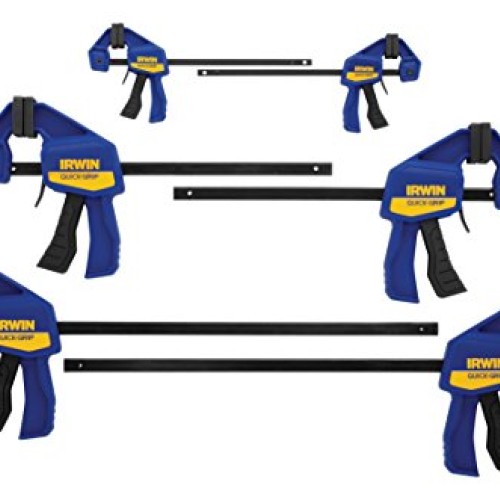 IRWINQUICK-GRIPOne-Handed Mini Bar Clamp 6 Pack, 2 4-1/4, 2 6...