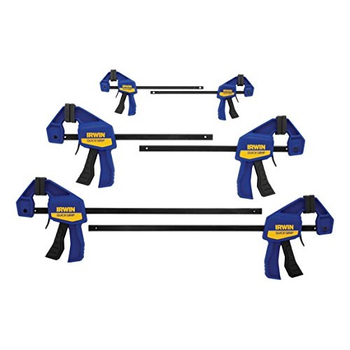 IRWINQUICK-GRIPOne-Handed Mini Bar Clamp 6 Pack, 2 4-1/4, 2 6...