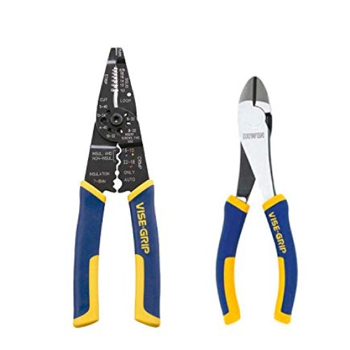 Wire Cutter 8-Inch and Diagonal Cutting Pliers 6-Inch