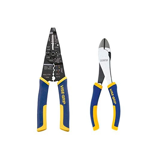 Wire Cutter 8-Inch and Diagonal Cutting Pliers 6-Inch