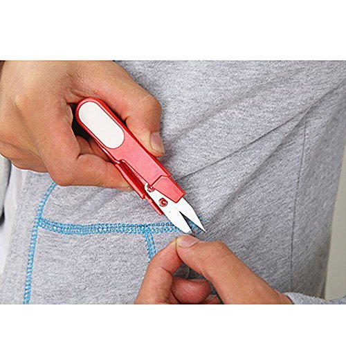 ISKYBOB 4 Pack Sewing Scissors Clippers, Embroidery Thrum Yarn Fis...