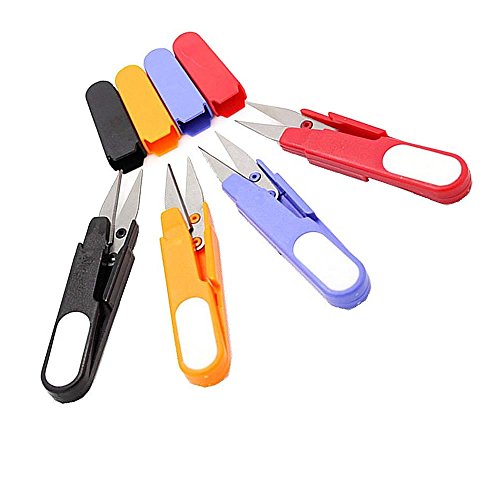ISKYBOB 4 Pack Sewing Scissors Clippers, Embroidery Thrum Yarn Fis...