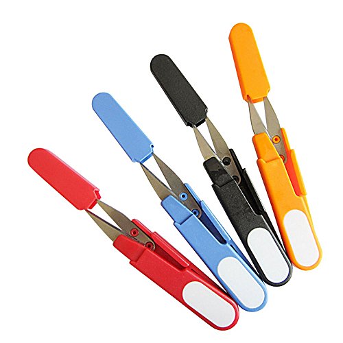 ISKYBOB 4 Pack Sewing Scissors Clippers, Embroidery Thrum Yarn Fis...