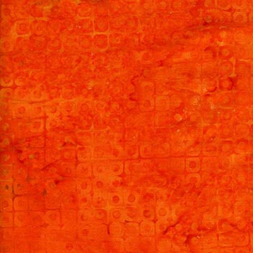 Island Batik Whatnot Square Dots Quilt Fabric Style 711807038 Orange
