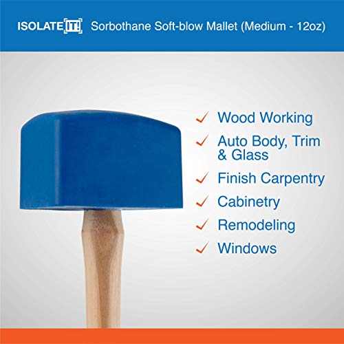 Sorbothane Soft-Blow Mallet for Furniture Construction and Woodwor...