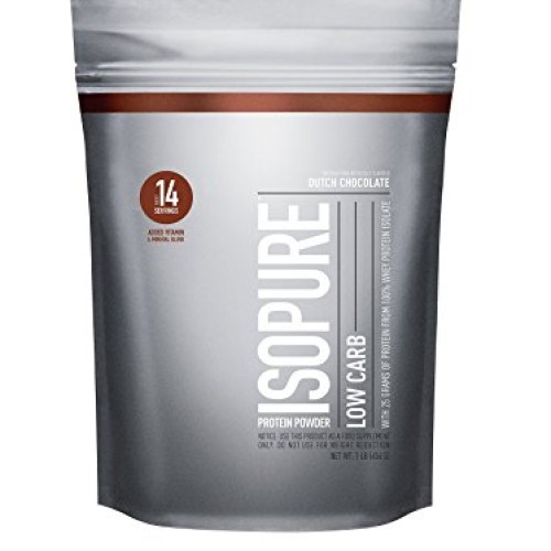 Isopure Low Carb Protein Powder, 100% Whey Protein Isolate, Flavor...