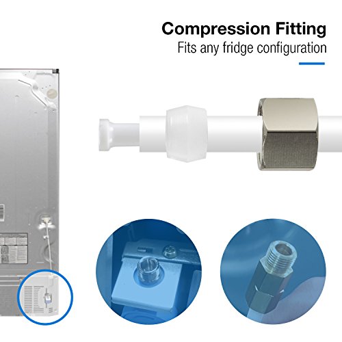 iSpring ICEK Ultra Safe Fridge Water Line Connection and Ice Maker...