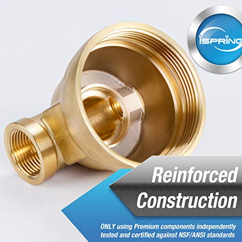 iSpring WSP50ARB Reusable Whole House Spin-down Sediment Water Fil...
