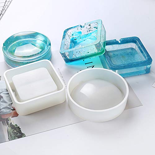 Ashtray Molds for Resin Casting Resin Silicone Molds for Ashtray S...
