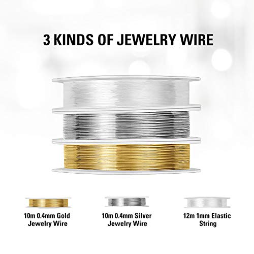 ISSEVE Jewelry Making Supplies Kit with 12 Styles Jewelry Findings...