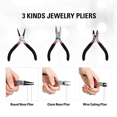 ISSEVE Jewelry Making Supplies Kit with 12 Styles Jewelry Findings...