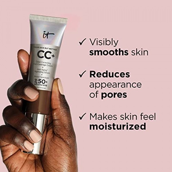 IT Cosmetics Your Skin But Better CC+ Cream, Light W - Color Cor...