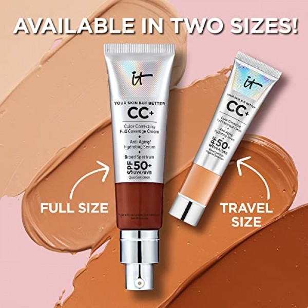 IT Cosmetics Your Skin But Better CC+ Cream, Light W - Color Cor...