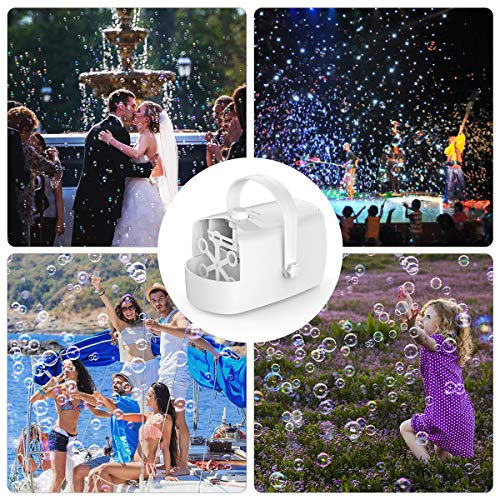 iTeknic Bubble Machine, Automatic Bubble Blower, Portable Auto Bub...