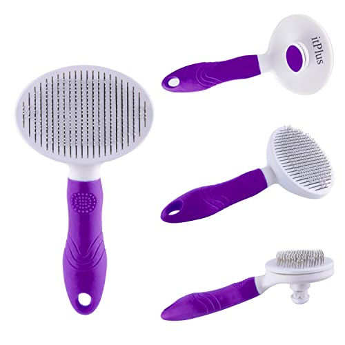 Cat Grooming Brush, Self Cleaning Slicker Brushes for Dogs Cats Pe...