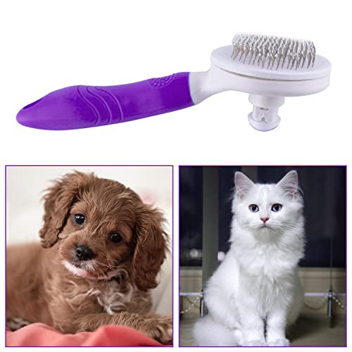 Cat Grooming Brush, Self Cleaning Slicker Brushes for Dogs Cats Pe...