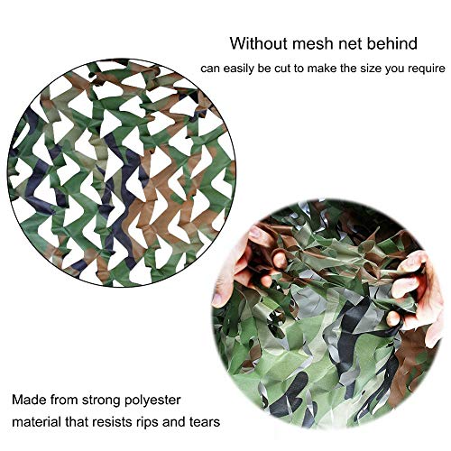 iunio Camouflage Netting Camo Net Blinds for Sunshade Camping Shoo...
