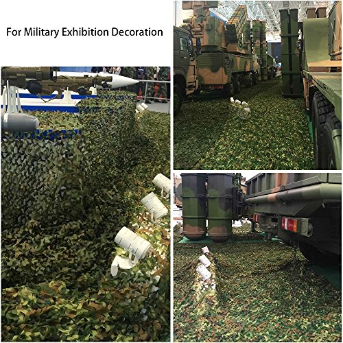 iunio Camouflage Netting Camo Net Blinds for Sunshade Camping Shoo...