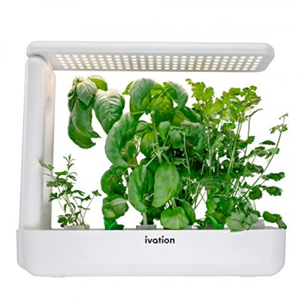 Ivation Herb Indoor Garden Kit | Complete Hydroponic Grow System f...