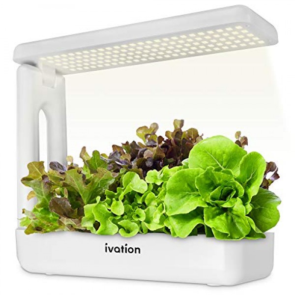 Ivation Herb Indoor Garden Kit | Complete Hydroponic Grow System f...