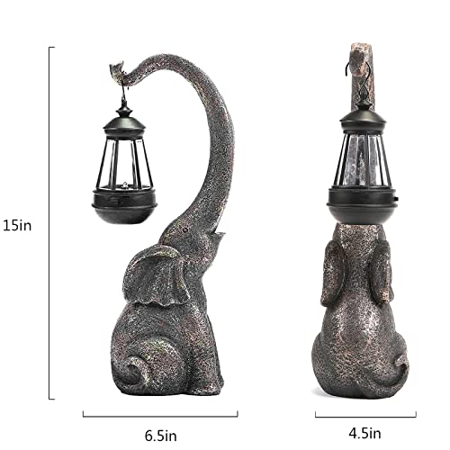 IVCOOLE 15 inch Outdoor Sculpture Figurine Statue Christmas Gifts ...