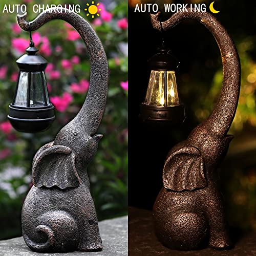 IVCOOLE 15 inch Outdoor Sculpture Figurine Statue Christmas Gifts ...