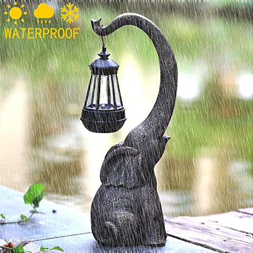 IVCOOLE 15 inch Outdoor Sculpture Figurine Statue Christmas Gifts ...