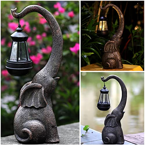 IVCOOLE 15 inch Outdoor Sculpture Figurine Statue Christmas Gifts ...