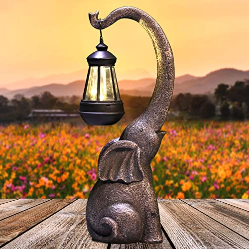 IVCOOLE 15 inch Outdoor Sculpture Figurine Statue Christmas Gifts ...