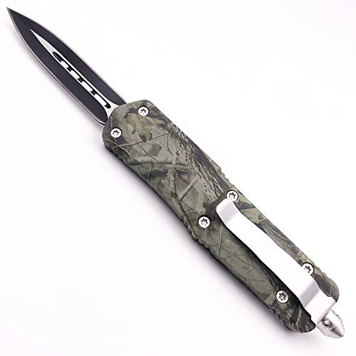 IVTT SHAUNGREN Green EDC Double Action Knife Safety Tactical Pocke...
