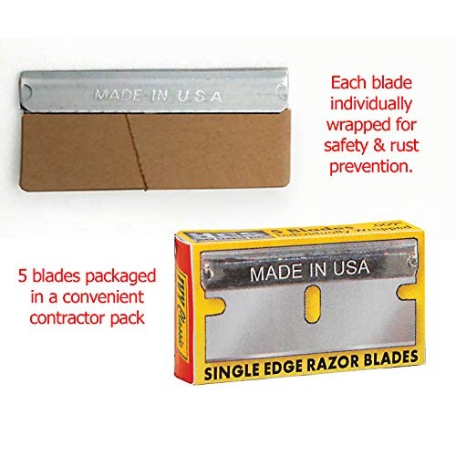 IVY Classic 11156 Razor Blade Scraper with 5 Blades, USA, Contains...