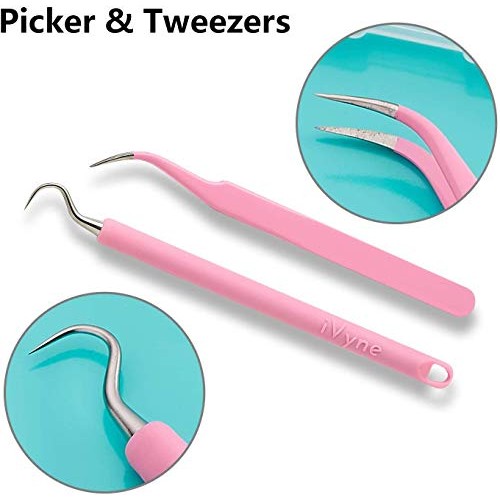 iVyne Berry and 2 PCs Vinyl Weeding Tool Kit Includes Suctioned Sc...