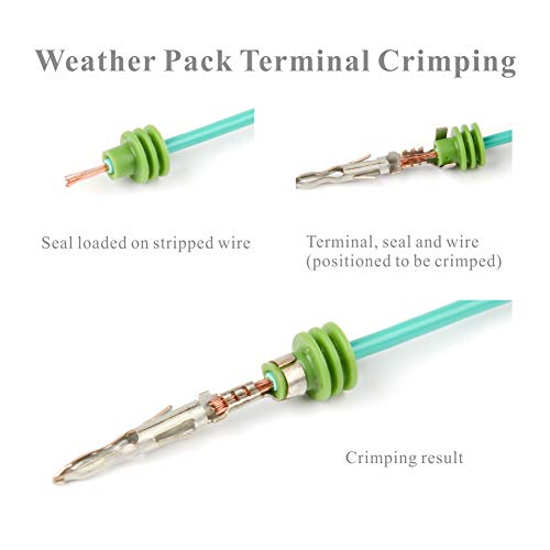 IWISS Weather Pack Crimper Tools for Delphi Packard Weather Pack T...
