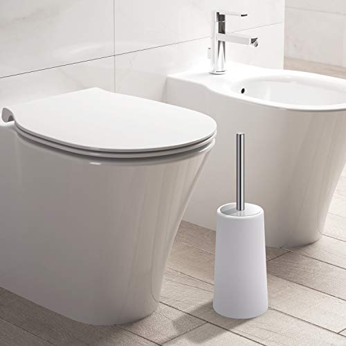IXO Toilet Brush and Holder, 2 Pack Toilet Brush with 304 Stainles...