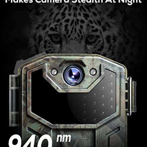 iZEEKER Trail Camera 20MP 1080P, Game Cameras with 940nm No Glow I...