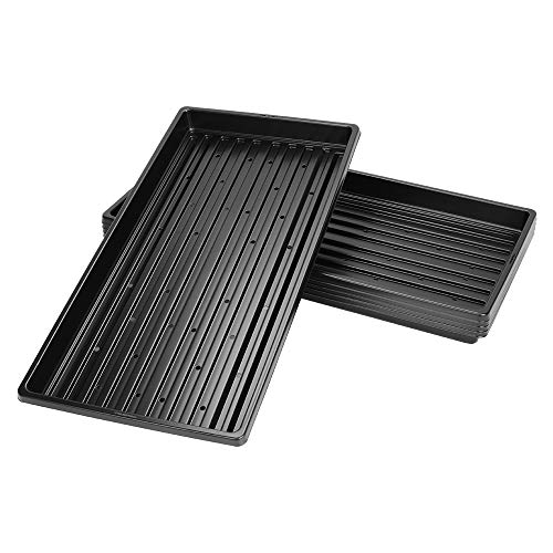 J&D 5 Packs Trays, 10 x 20 Inches Propagation Starter Seedling Tra...