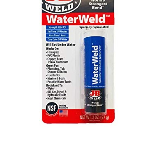 J-B Weld 8277 WaterWeld Epoxy Putty Stick - 2 oz.