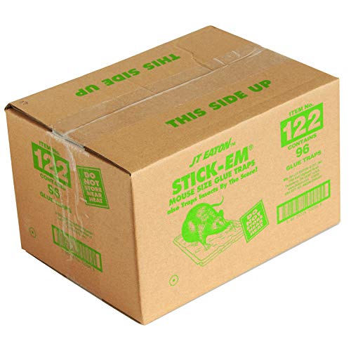 JT Eaton 122 Stick-Em Insect/Mouse Size Glue Trap Tray, 4 Length ...