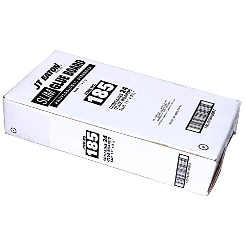 JT Eaton 185 Slim Glue Board for Rats, Mice & Insects, 11-1/16 Le...