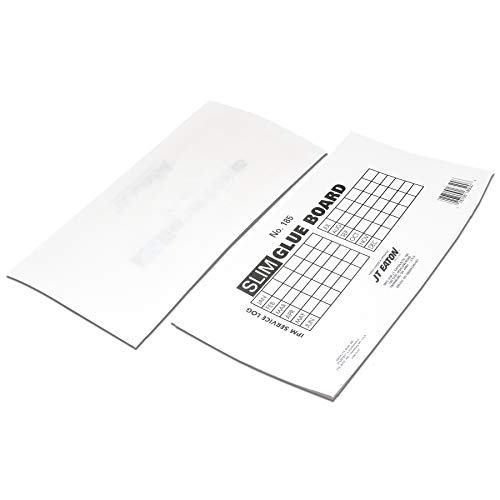 JT Eaton 185 Slim Glue Board for Rats, Mice & Insects, 11-1/16 Le...