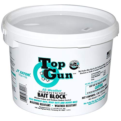JT Eaton 750 Top All Weather Rodenticide Bait Block Bromethali...